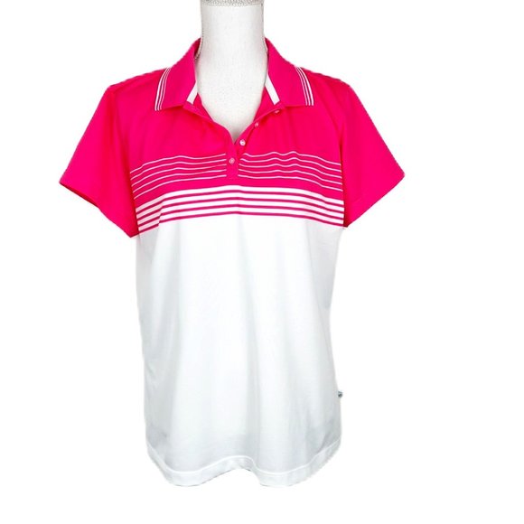 Lady Hagen Tops Lady Hagen Golf Shirt Women Extra Large Pink White